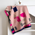  Geometric Cat Print Soft Scarf Goddess Copper geometric cat print soft scarf in lightweight fabric

