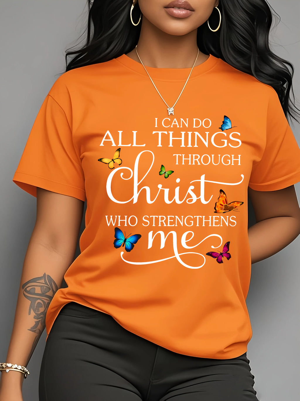 Butterfly Graphic Faith Tee