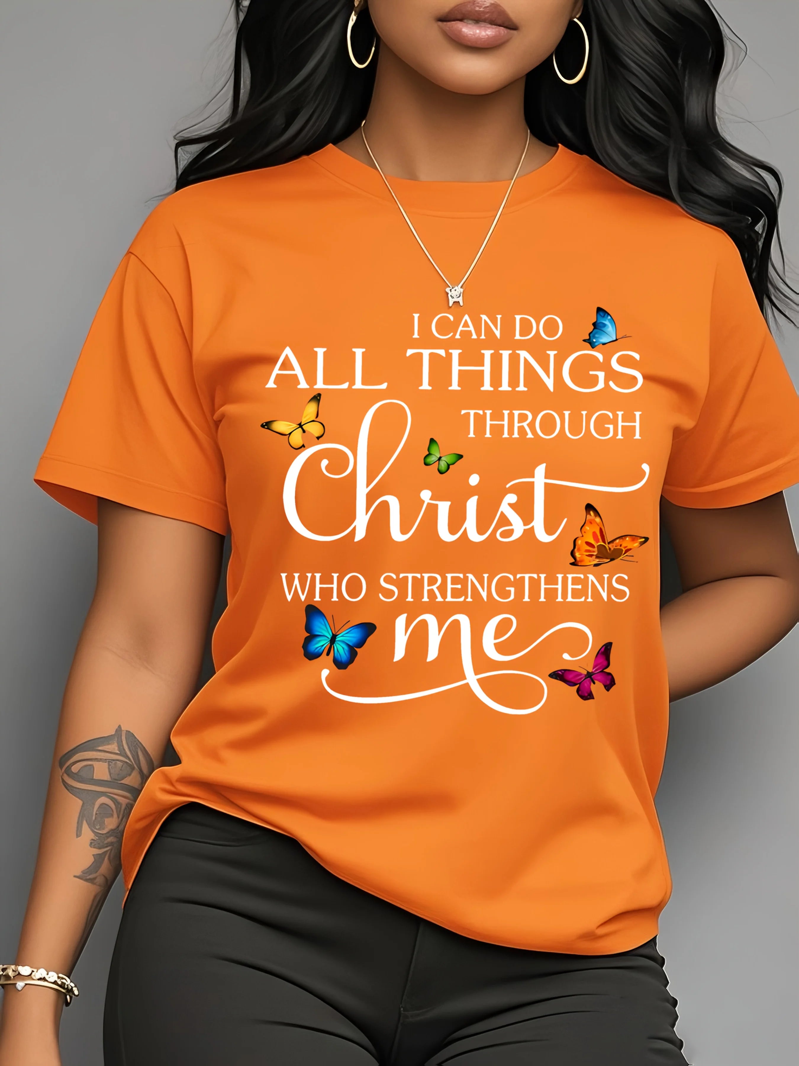 Butterfly Graphic Faith Tee