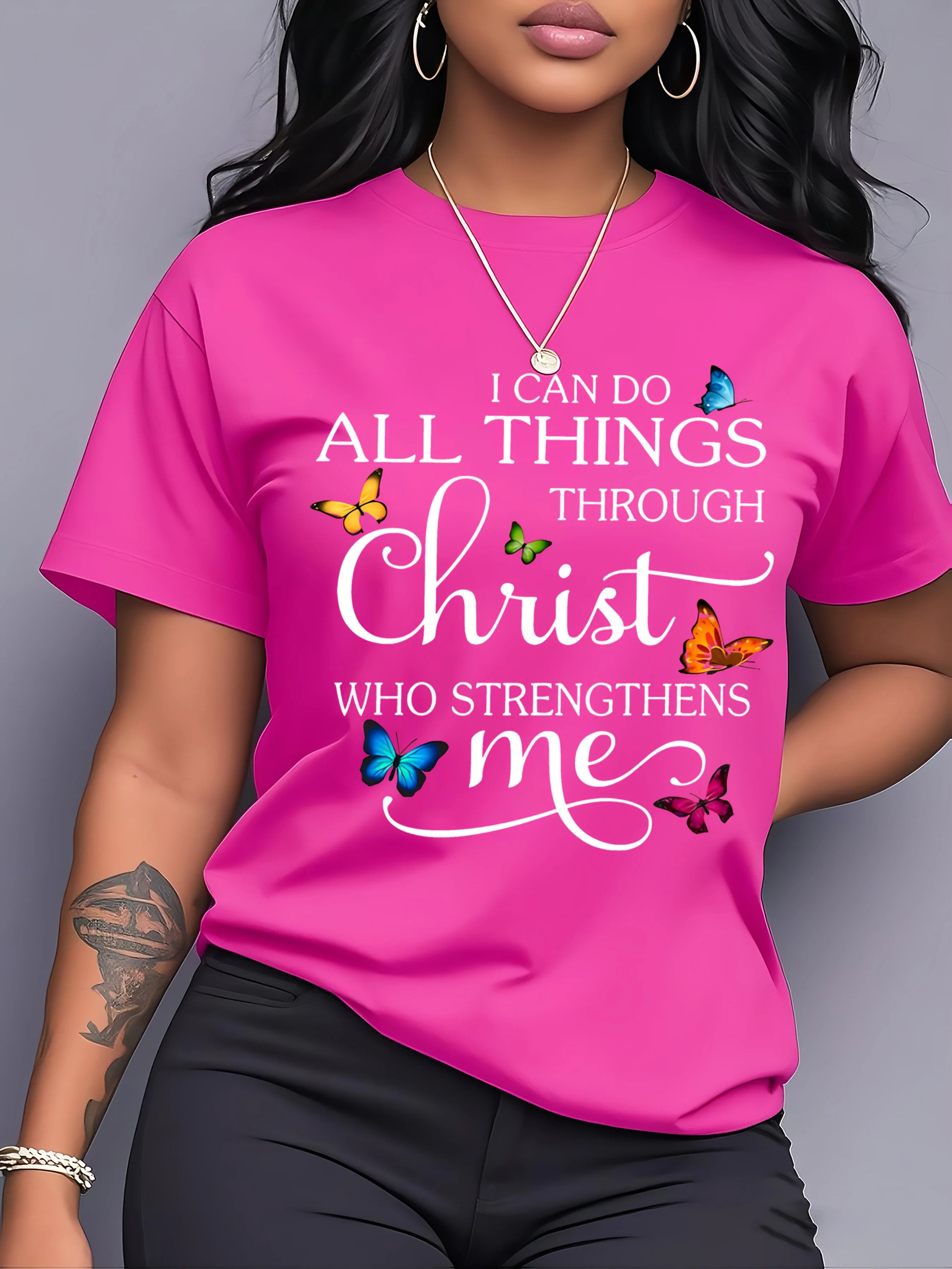 Butterfly Graphic Faith Tee