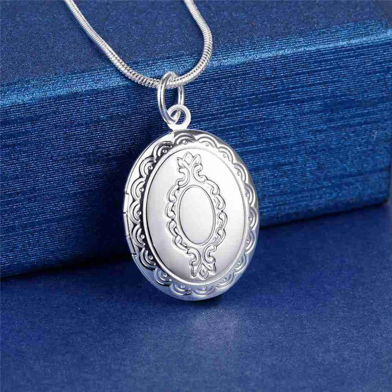 925 Sterling Silver Heart Pendant Necklace