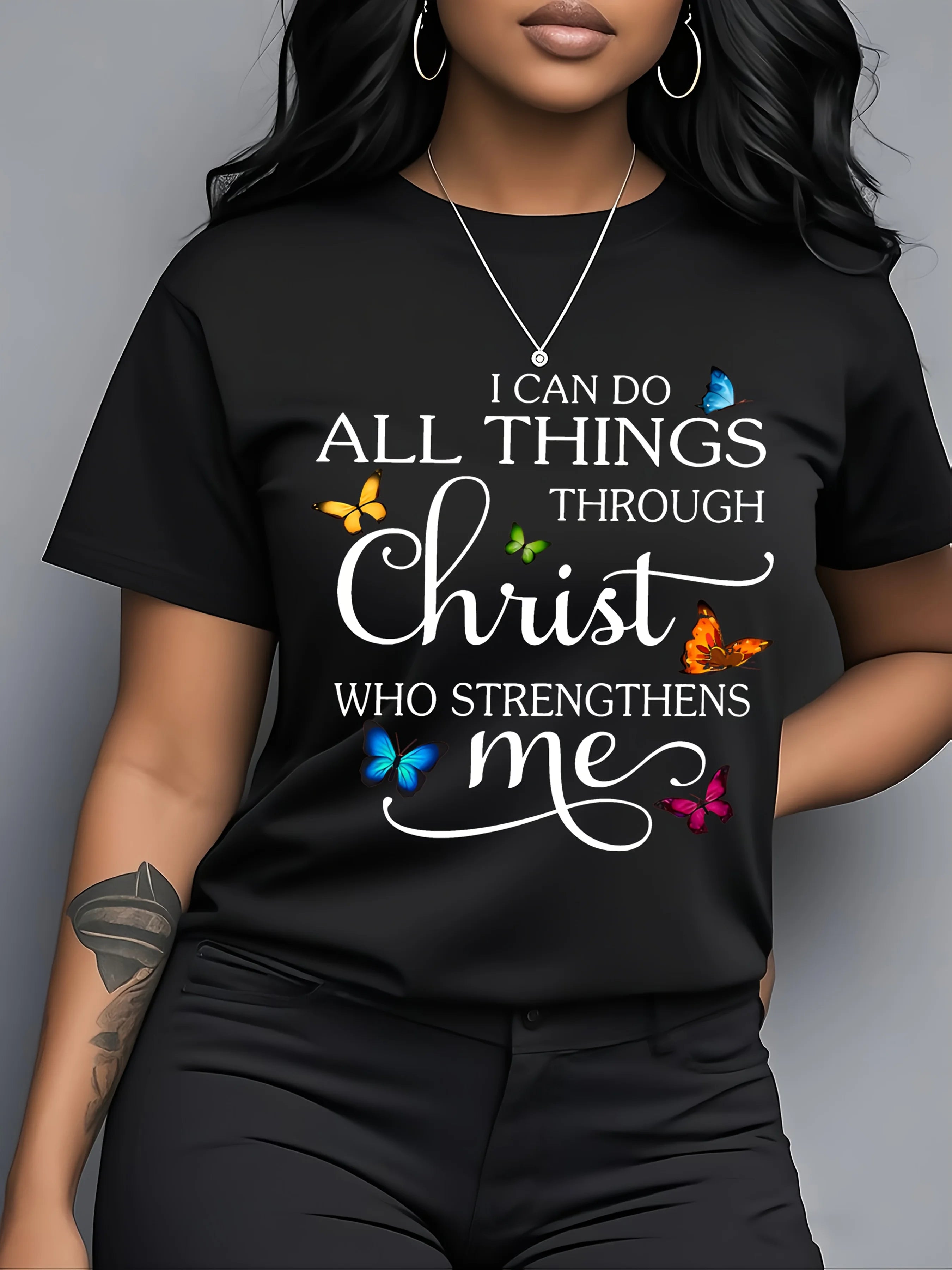 Butterfly Graphic Faith Tee
