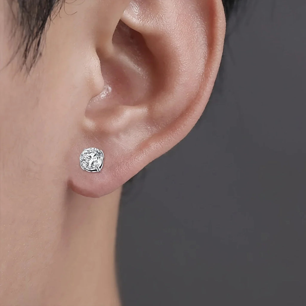 Crystal Magnetic Clip-On Earrings