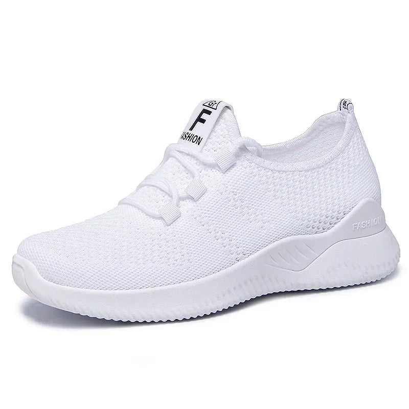 White sneaker on a white background